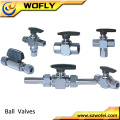 ammonia gas three way stainless steel ball valve drawing